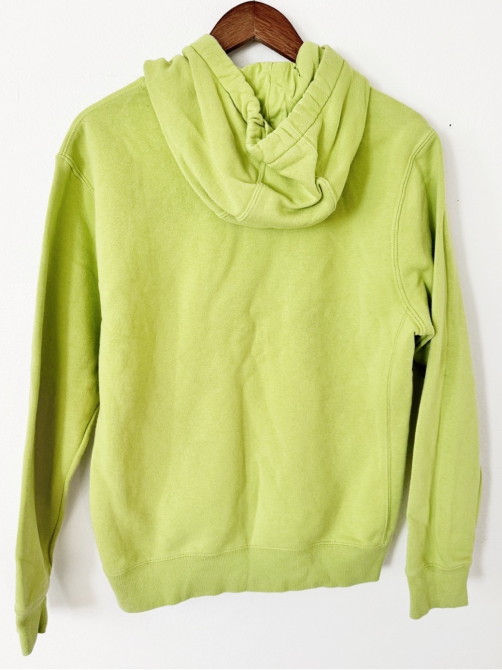 Nike Lime Green Hoodie Sweatshirt small - Picture 3 of 3